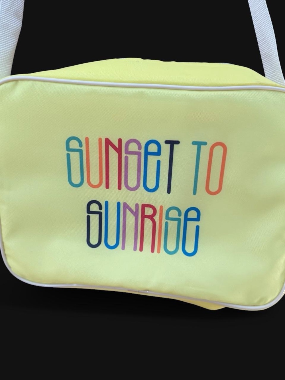 Sunset to Sunrise Yellow Crossbody Bag